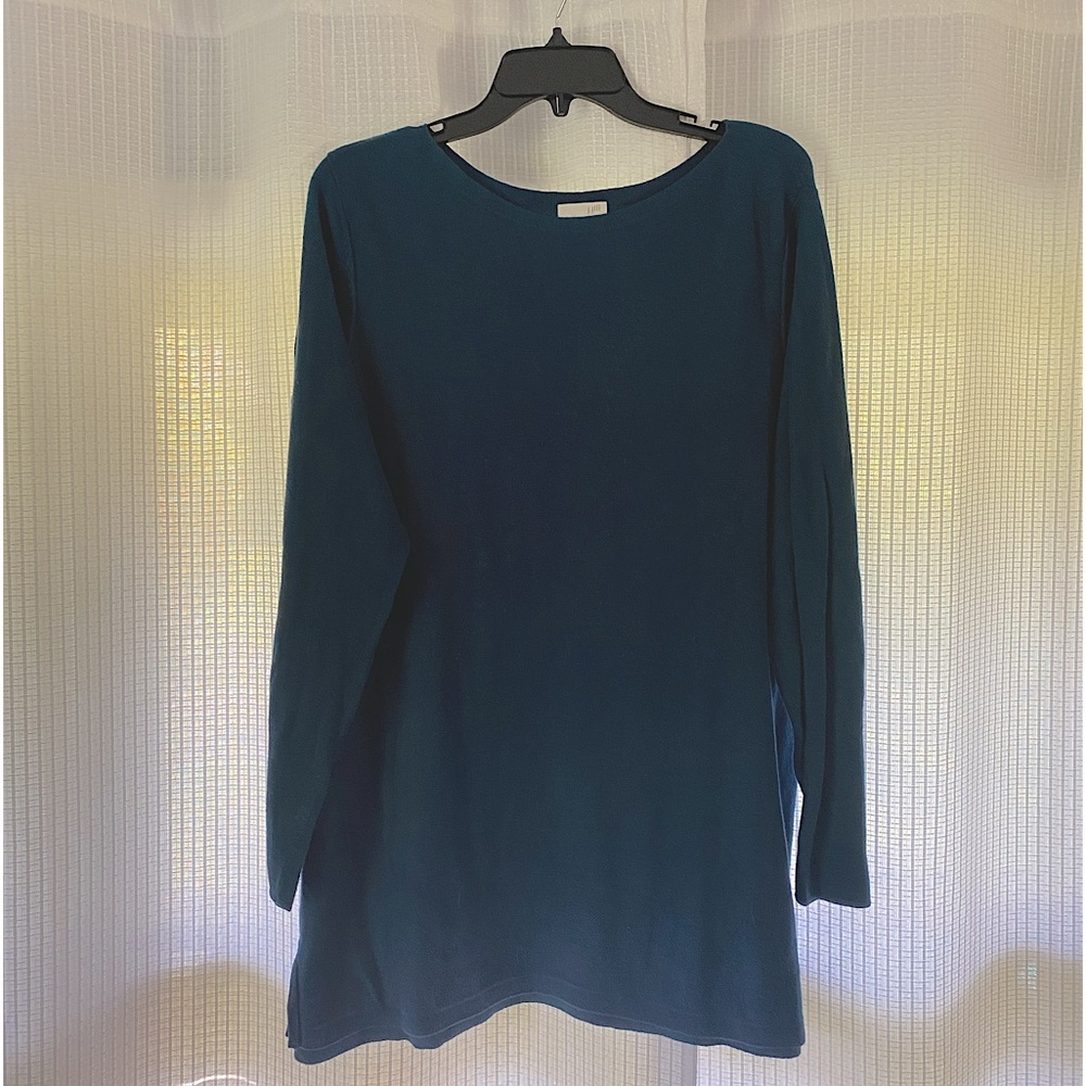 J Jill women’s XL crew neck tunic sweater
